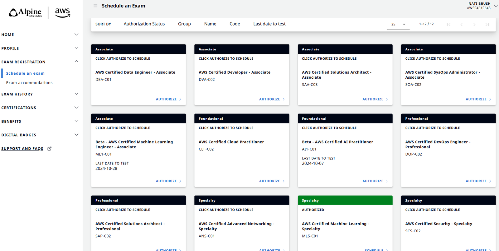 AWS Step 2 Screenshot