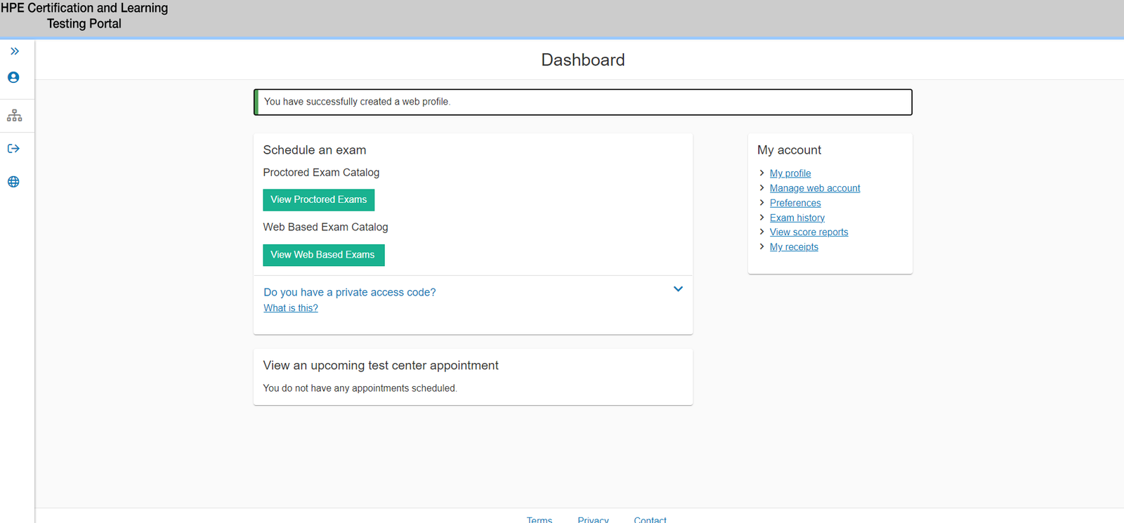 HPE Step 3 Screenshot